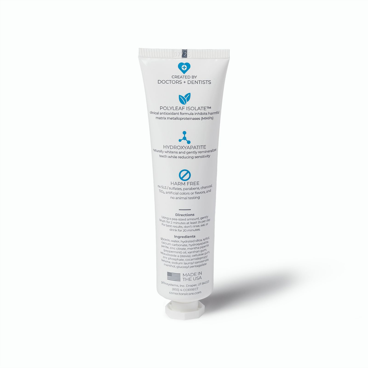 Mfp Toothpaste Correct Oral Care MMP Inhibiting Hydroxyapatite Toothpaste, Northwest ...